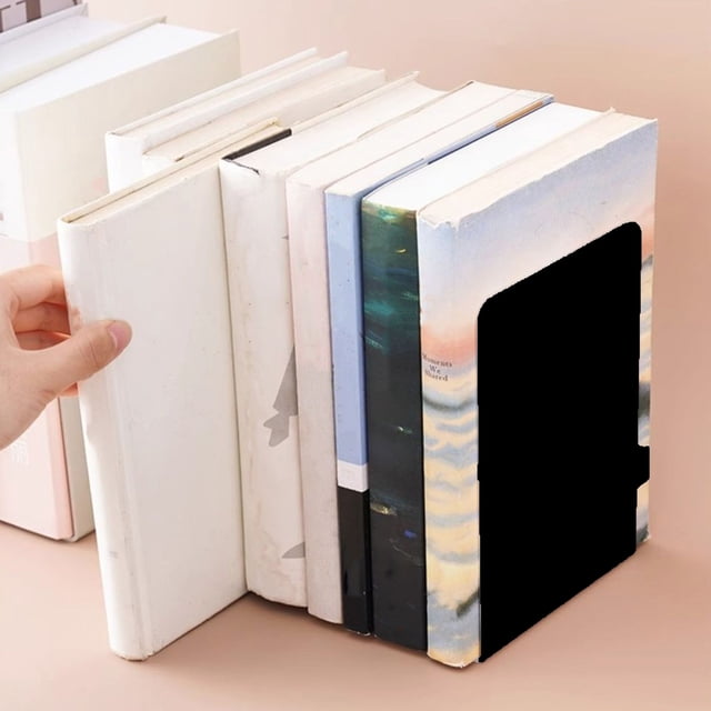 HOZADOIE Plastics Bookshelf Furniture Bookstand Large Book Support Student Desktop Storage Baffle Desk Top Bookshelf