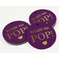 thumbnail image 3 of Inkdotpot Pack Of 50 Ready To Pop Baby Shower Favor Paper Tags Craft Real Gold Foil Hang Tags, 3 of 6