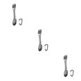 thumbnail image 2 of Transemion Ouvre-Bouteille Multifonctionnel en Acier Inoxydable pour Camping Extérieur Noir 3 Pcs, 2 of 6