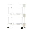 thumbnail image 2 of 4 Tier Rolling Plant Stand Space Saving Storage Cart with Wheels Easy Assembly for Indoor Outdoor Use, 2 of 6