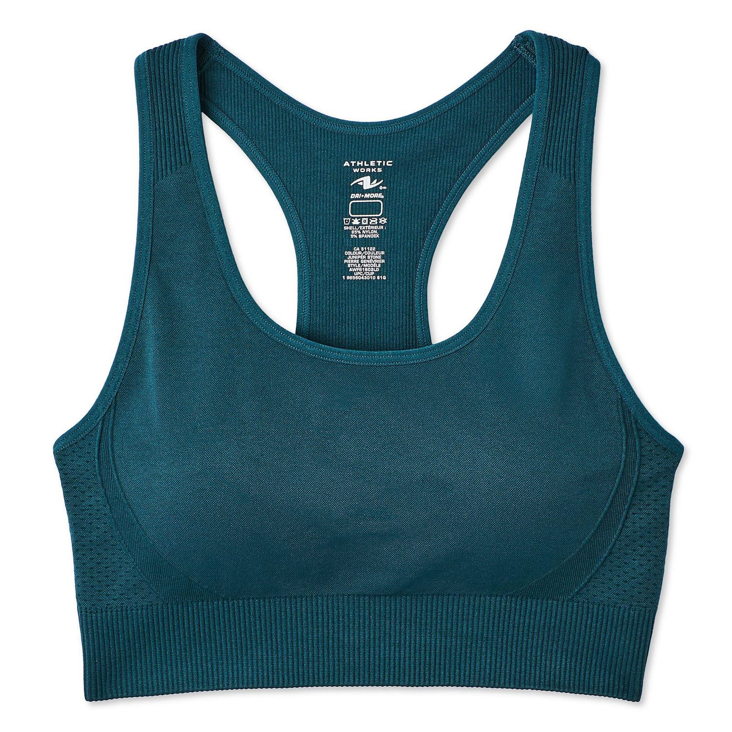 Athletic Works Women's Racerback Sports Bra