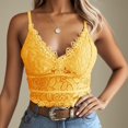 thumbnail image 2 of MesaSe Womens‘ Deep V Neck Full-Figure Bra Longline Wirefree Medium Support Lace Bra Blue, 2 of 7