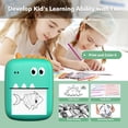 thumbnail image 2 of Mini Thermal Printer Multifunction Portable Sticker Maker  Photo Inkless Printing Support BT Connection for Smartphone with 11 Paper Rolls 57mm Compatible with iOS, 2 of 6
