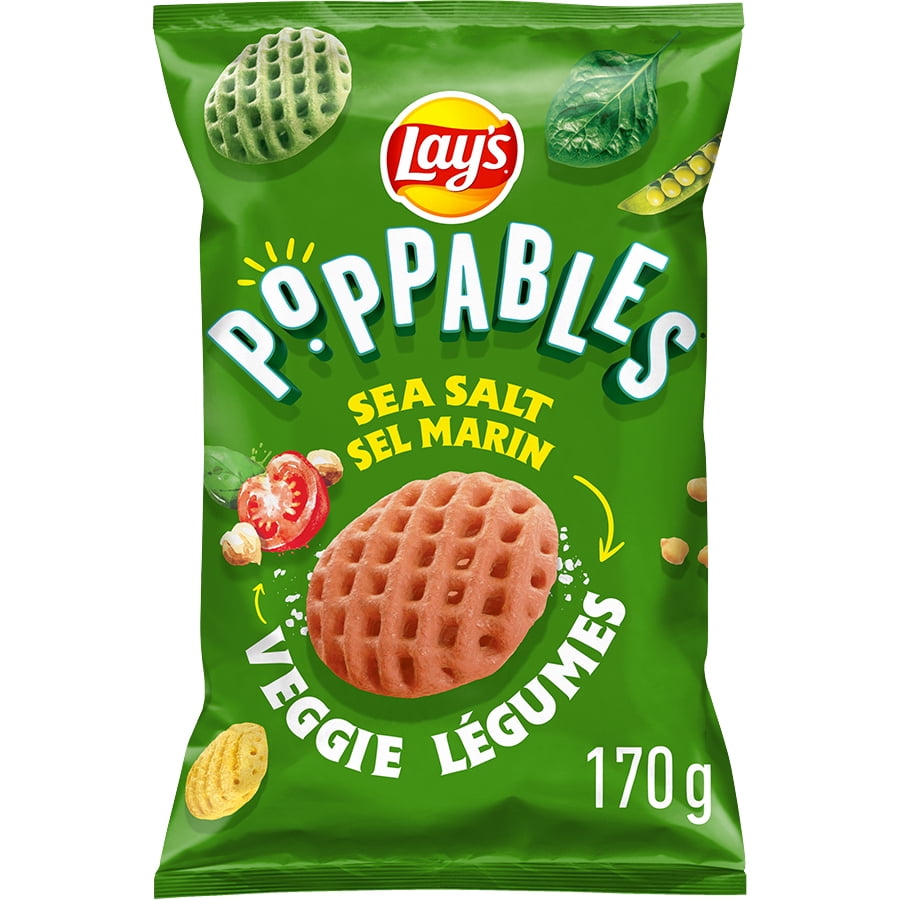 Discontinued Lay's Poppables Sea Salt Veggie Potato & Veggie Snacks