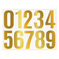 thumbnail image 1 of 4 Inch Large Size Number Stickers, 1 Sheet Self Adhesive House Numbers for Mailbox, Trash Cans - Waterproof Vinyl Numbers Sticker, for Easy Backing Peeling, Bold and Easy-to-Read House Number Labels, 1 of 9