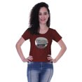 thumbnail image 1 of Moomaya T-shirt à Manches Courtes pour Femmes avec Col Rond, Écusson à Paillettes, Coupe Décontractée - 8G, 1 of 7