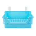 thumbnail image 1 of TISHITA Rabbit Toilet Box Hamster Indoor Potty Trainer Corner Litter Guinea Pig Pets Blue, 1 of 7