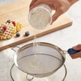 thumbnail image 3 of Multifunctional Mesh Strainers Set of Stainless Steel Sieve for Baking Mobile Flour Filter Kitchen Tools Household Strainer Handheld Baking Accessories, 3 of 3