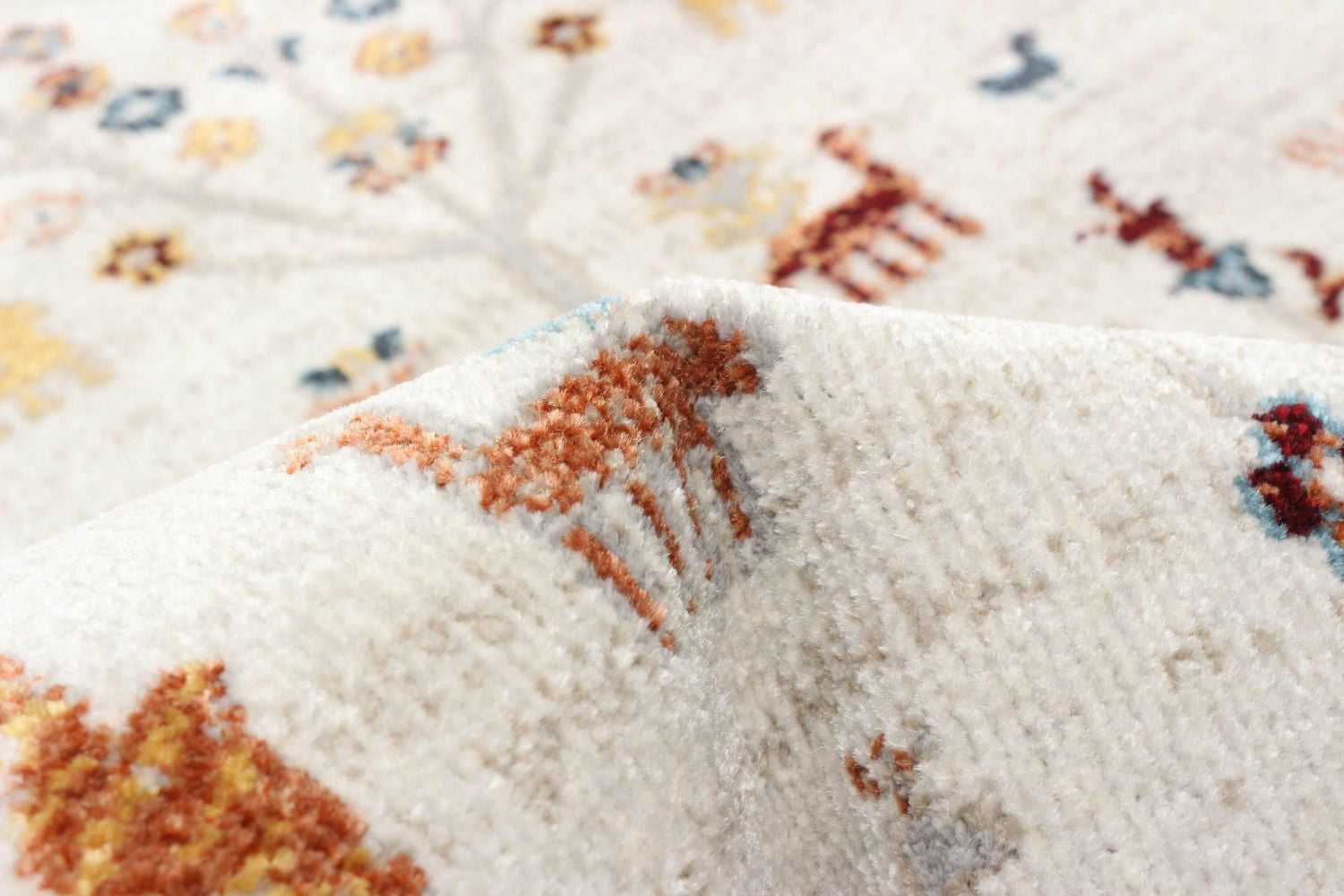 Tapis Lavable ECARPET Boho Chic pour Chambre, Salon, Chambre d'Enfant