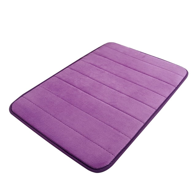 Fesfesfes Foam Bath Mat Absorbent Shower Rug Quickly Dry Technology Bathroom Bedroom Floor Decor Comfortable Underfoot Bathroom Bedroom Floor Shower Rug Decor