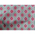 thumbnail image 4 of oneOone Cotton Poplin Fabric Diamond & Swirl Ikat Decor Fabric Printed BTY 56 Inch Wide, 4 of 4