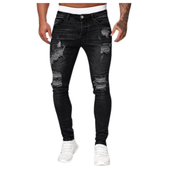 Ketyyh-chn99 Pull On Jeans Women Womens Pants Casual Stretch Jeans Skinny Slim Fitness Pants Trousers Black,2XL