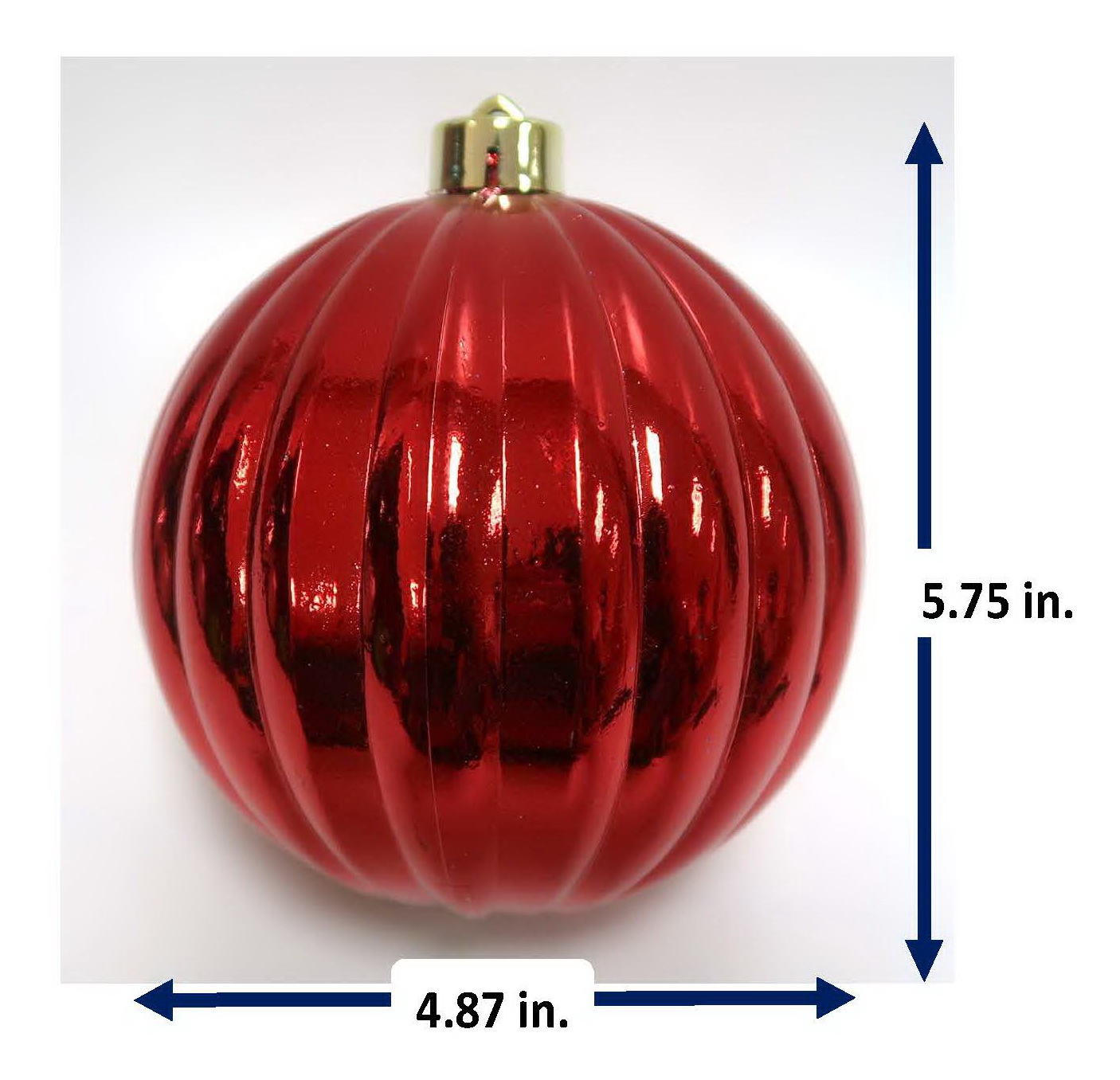 Holiday Time, Shatterproof Ornament, 130mm, Red