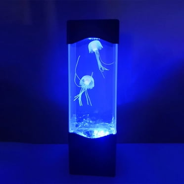 Mlkoz Home Decor , Lampe Méduse Lampe Alimentée par USB Ou Pile AAA Lampes Jellyfis pour Enfants, pour Enfants, Chambre Bureau de Bureau, Cadeaux pour Ados