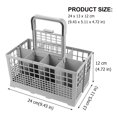 thumbnail image 3 of MasteelfCA Universal Cutlery Dishwasher Basket Storage Box Household Dishwasher Storage Box, 3 of 7