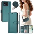 thumbnail image 2 of Book Style Wallet Cover for ASUS Zenfone 11 Ultra, Soft PU Leather, Dark Green, 2 of 6
