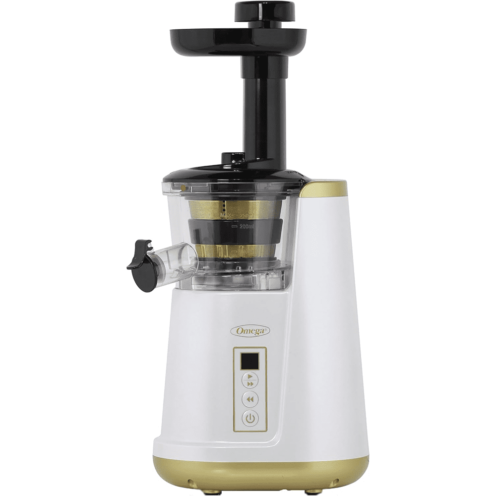 (Manufacturer Refurbished) Omega JC3000SV13 Vertical Masticating Juicer - White