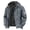 Grey, variant on Gravel Gear Rain Jacket Outer Wears Men Winter Coat Fashion Men's Winter Work Coats Winter Jackets for Men for Work Casual Hooded Jacket Lightweight Warm Outdoor Sport Coat For Hiking Travel