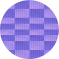 thumbnail image 1 of Ahgly Tapis Rond Lavable en Machine Intérieur Transitionnel Mimosa Violet, 3 Pieds Rond, 1 of 7