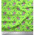 thumbnail image 1 of Soimoi Orange Poly Georgette Fabric Diamond Geometric Printed Fabric 1 Yard 52 Inch Wide, 1 of 3