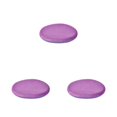 thumbnail image 4 of QualitChoice Coussin de Siège Portable de Remplacement Rond Relaxant Respirant Doux pour Maison Bureau Fauteuil Canapé Tapis Accessoires Violet 3 Pcs, 4 of 6