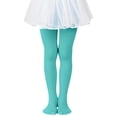 thumbnail image 2 of MIASHUI Collants pour Filles Collants de Ballet pour Filles Bas de Danse Collants, Vert Menthe, 8-9 Ans, 2 of 4