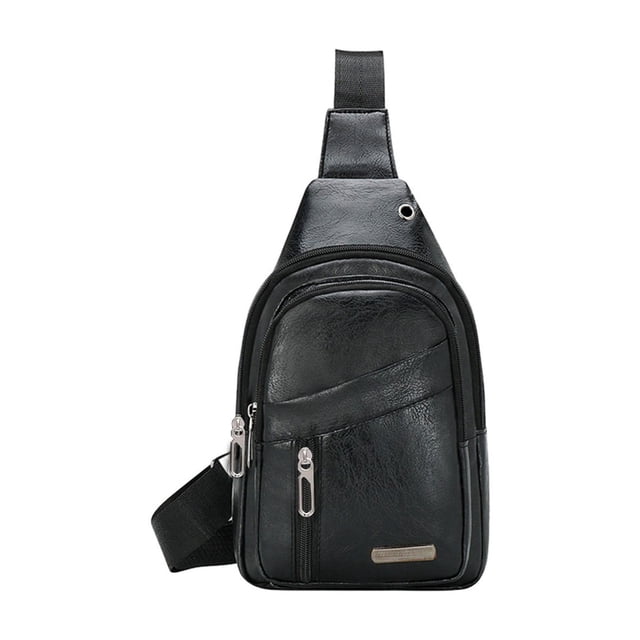 Kyusrd Summer All Sale!Strap Bag Backpack With USB Hole With Headphone Hole Strap Backpack Hiking Backpack Multipurpose Chest Bag