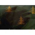 thumbnail image 3 of oneOone Cotton Silk Fabric Christmas Tree Ikat Decor Fabric Printed BTY 42 Inch Wide, 3 of 3