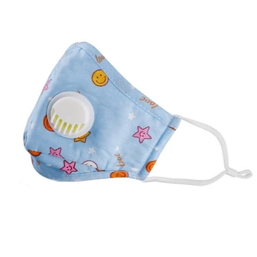 kurtrusly Masque de Visage pour Enfants Anti-Poussière pour Bouche avec Lavande Lavable Réutilisable PM2.5 Masque Facial Anti-Poussière