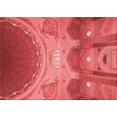 thumbnail image 1 of Ahgly Company Tapis d'Intérieur Rectangulaires Transitionnels Rouges Lavables à la Machine, 2 Pieds x 3 Pieds, 1 of 7