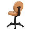 thumbnail image 3 of Scranton & Co Chaise de Bureau en Vinyle pour Basketball Noir/orange, 3 of 5