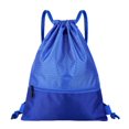 thumbnail image 1 of Cherryhome Backpack Bag, Waterproof Draw String Back Sack with Zip Pocket, Gym Drawstring Bags Swim Bag for Men Women, 1 of 4