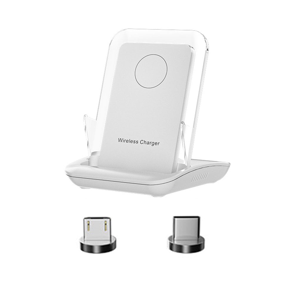 1 Set Wireless Charger 2-in-1 Low-Temperature Not Hurt Battery Fast Induction 65W Horizontal And Vertical Charging Chair Wireless Phone Charger Mobile Phone Accessories
