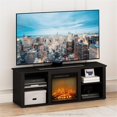 thumbnail image 4 of Pemberly Row Contemporary 60-inch TV Stand with Fireplace in Americano, 4 of 6