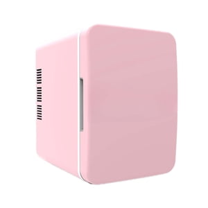 Lipstore 4L Mini Réfrigérateur léger Skincare Fridge pour Small Place Appartement Chambre à coucher rose