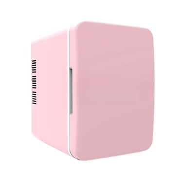 DOLITY Mini Fridge Multifunction Compact Refrigerator for Outdoor and Office Desktop pink