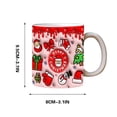 thumbnail image 3 of Aqestyerly Christmas Inflatable Mug Snowman Santa Mug Puffy Coffee Mug Press Gift Holiday Ceramic Mug With Handle HWRETIE, 3 of 5