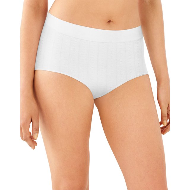 Bali Culotte Lissante Tout Autour One Smooth U pour Femmes, 8, Pointelle Blanche