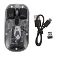 thumbnail image 2 of Wireless Gaming Mouse, BT 5.0/2.4G 2 Mode USB Optical RGB Compact and Portable Mous for Laptops, Smooth Tracking, Rechargeable Silent LED, 2 of 7