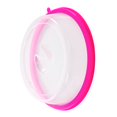 thumbnail image 2 of Oven Food Cover Plastic Microwave Bowl Oven Splatter Cover Splatter Lid Heat-resistant Heating Protector, Pink, 2 of 7