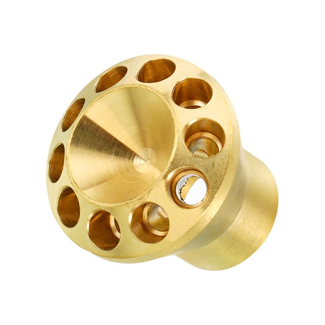 Unique Bargains Brass Liquid Distributor, 5/8 x 1/4 Inch 10 Hole Copper Joints Refrigerant Liquid Separator