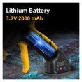 thumbnail image 3 of 60w Cordless Lithium Battery Hot Melt Glue Gun Digital Display Temperature Adjustable Use 7mm Glue Stick Wireless Repair Tool ,Fireproof, 3 of 7