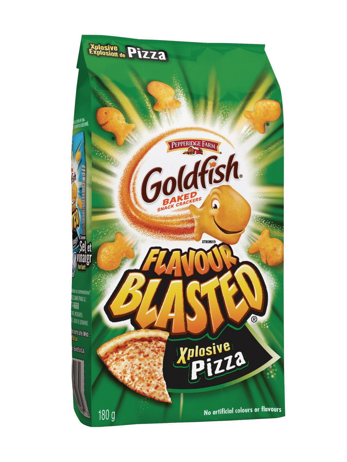 Goldfish® Flavour Blasted® Xplosive Pizza Flavoured Crackers (180g Bag)