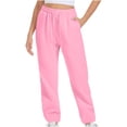 thumbnail image 1 of Timegard Womens Sweatpants Jogger Pants Elastic Waist Solid Color Trousers with Pockets Workout Pants, 1 of 7