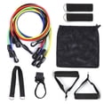 thumbnail image 1 of Ensemble de 11 Bandes de Résistance Entraînement Mise en Forme Exercice Bandes Tubulaires Porte, 1 of 8