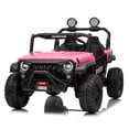 thumbnail image 1 of Kids on Wheelz HAVOC 3.0 24V 2-Seater Electric UTV Ride-On Car for Kids with Parent Remote Control, Reinforced Metal Frame, Quad Motors, LED Lights & Bluetooth Music, Pink, 1 of 7