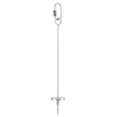 thumbnail image 4 of LAFGUR Fruit Stick, Bird Fruit Holder, (Silver) Smooth Appearance Tow Sizes For Parrots Pets Birds Animals, 4 of 7