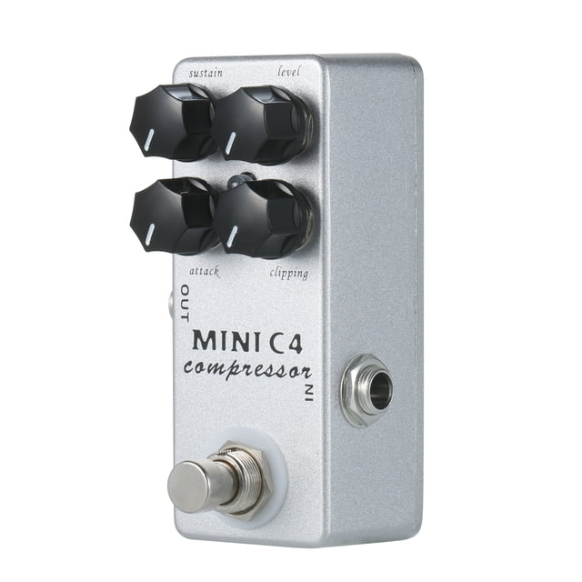 MOSKY MINI C4 Compresseur Pédale d'Effet de Guitare True Bypass
