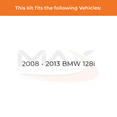 thumbnail image 2 of MAX Advanced Brakes - Brake Kit For 2008-2013 BMW 128i| Carbon Ceramic Brake Pad and Rotor Kit Front and Rear| Daily Driving Geomet Coated Brake Rotors, 2 of 9