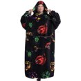 thumbnail image 1 of LUXUR Chemises de Nuit à Capuche pour Femmes, Robe de Nuit, Robe de Sommeil, Imprimé Bête, 1 of 2